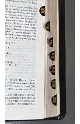 GNT BIBLE Black Leather 123021 thumbnail 7