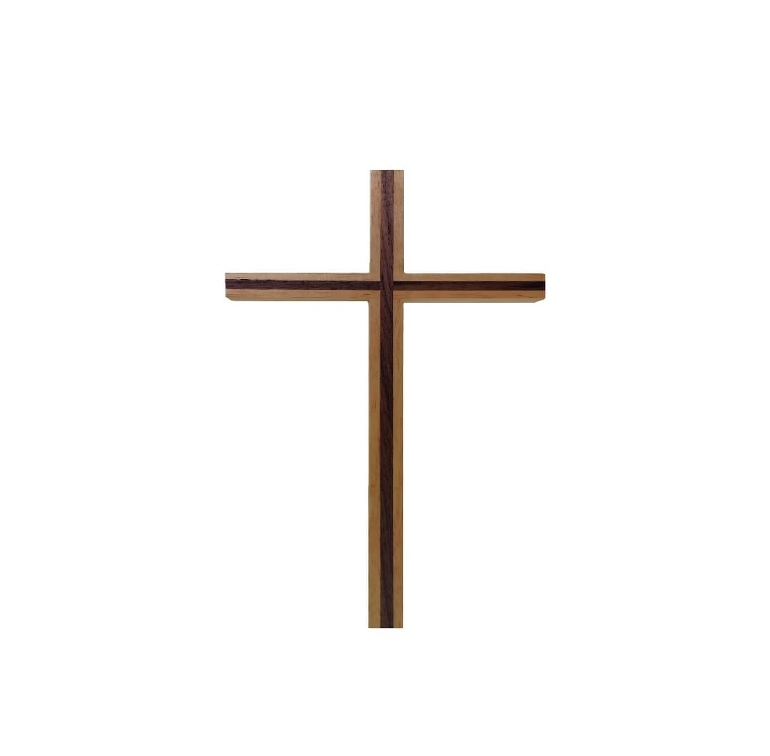 WALNUT WOOD CROSS - 2