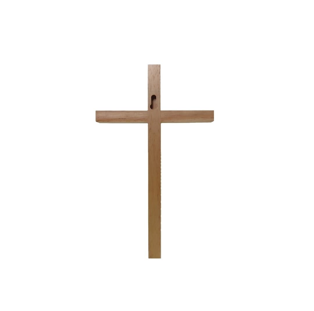 WALNUT WOOD CROSS - 3