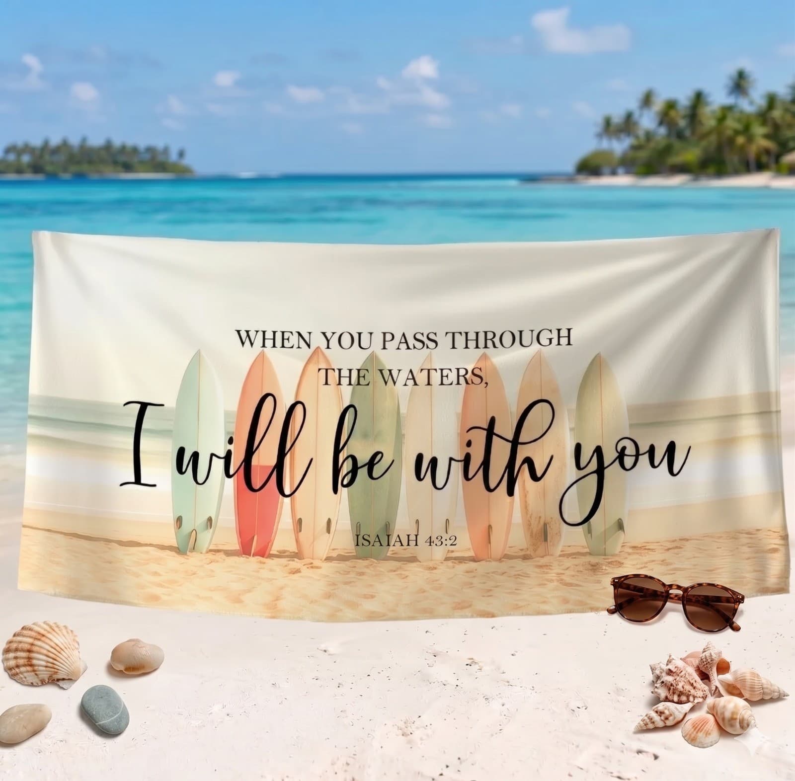 I WILL BEACH TOWEL - 1
