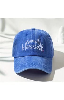 SIMPLY BLESSED BLUE HAT thumbnail 1