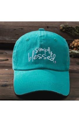 SIMPLY BLESSED LAKE BLUE HAT thumbnail 1