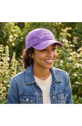 SIMPLY BLESSED PURPLE HAT thumbnail 2