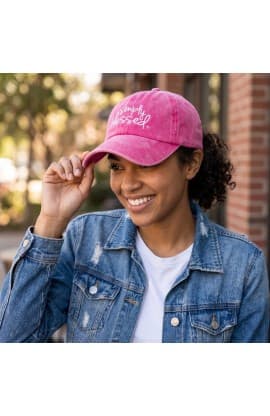 SIMPLY BLESSED ROSE RED HAT thumbnail 2