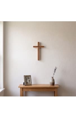 WALNUT WOOD CROSS thumbnail 1
