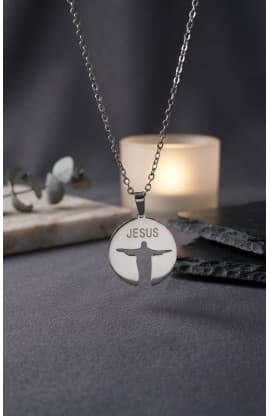 JESUS REDEEMER NECKLACE thumbnail 1