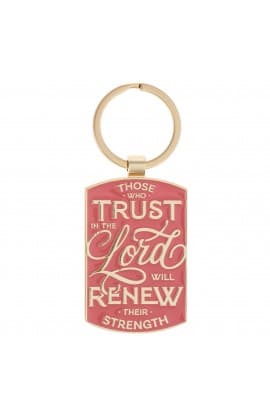 Keychain Those Who Trust In The Lord Isa 40:31 thumbnail 1