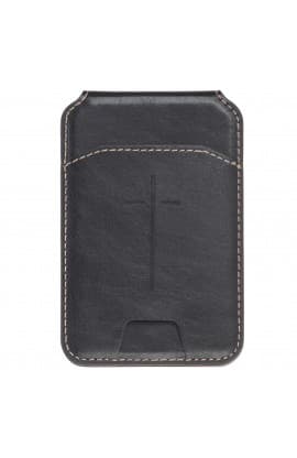 Phone Wallet Magnetic Leather Black Cross thumbnail 1
