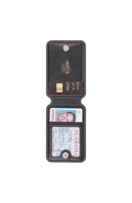 Phone Wallet Magnetic Leather Black Cross thumbnail 4