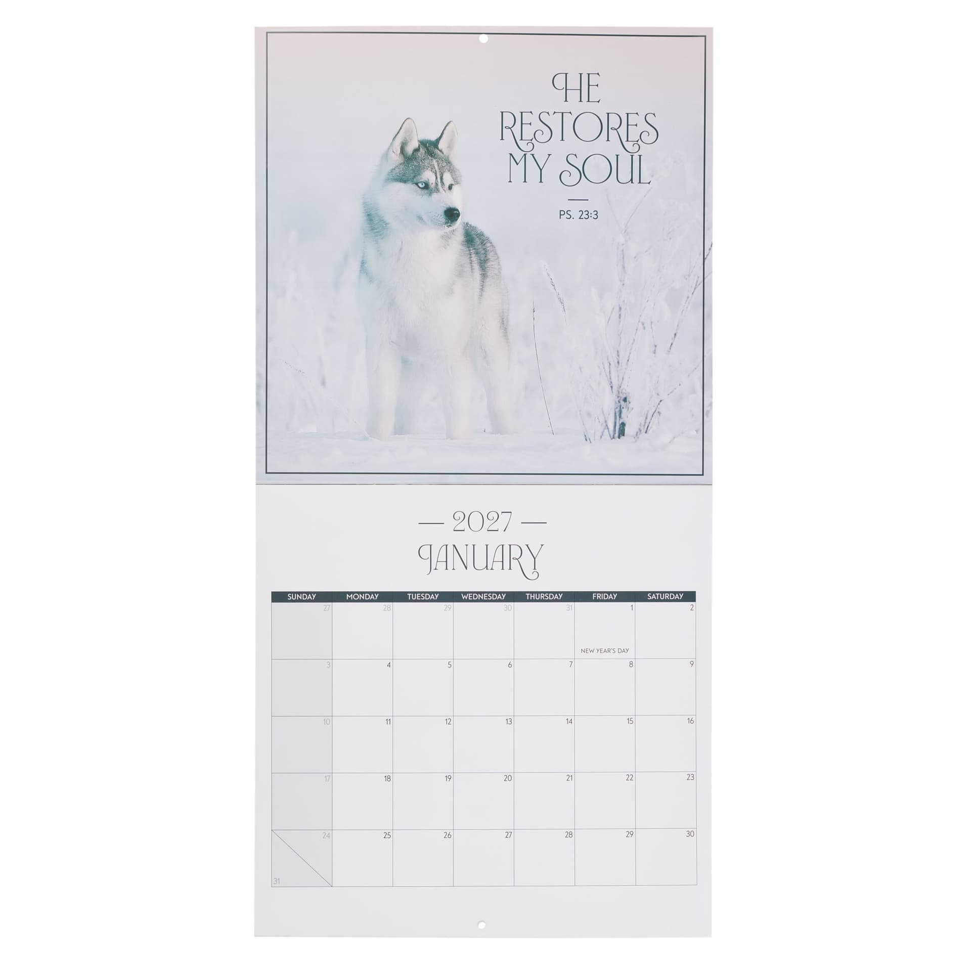 2027 Calendar LG Be Joyful Always 1 Thess 5:16 - 2