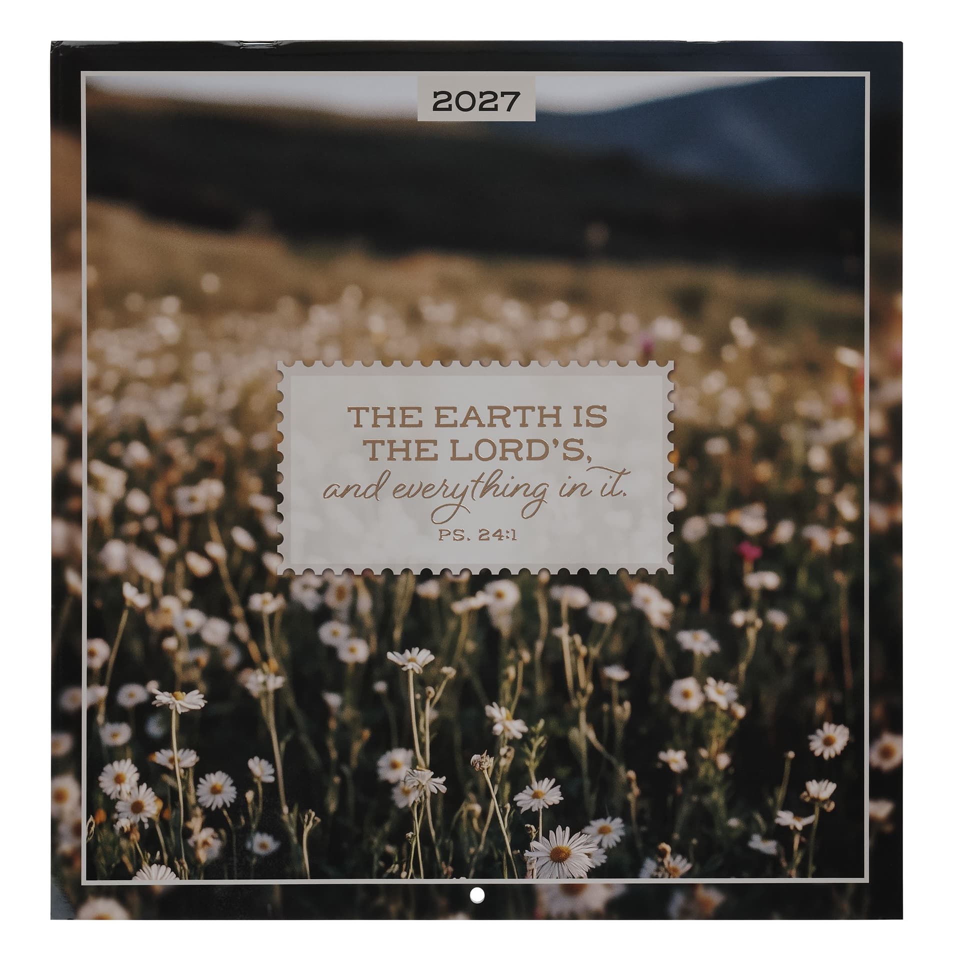 2027 Calendar LG The Earth Is The Lord's Ps 24:1 - 1