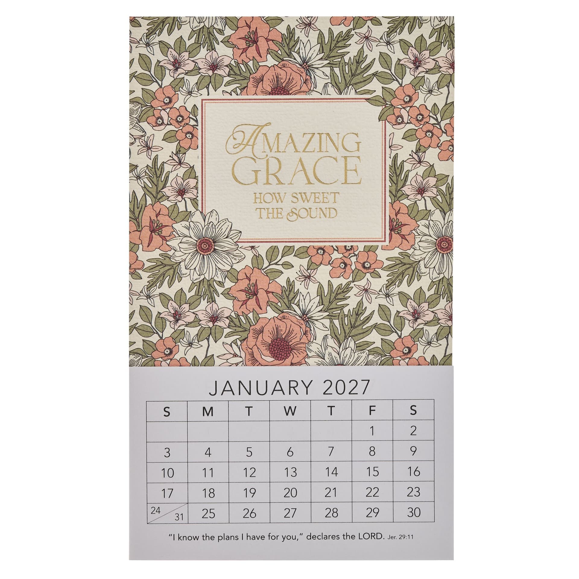 2027 Mini Magnetic Calendar Amazing Grace