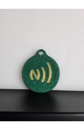 JESUS SAVES NFC TAG GREEN thumbnail 3