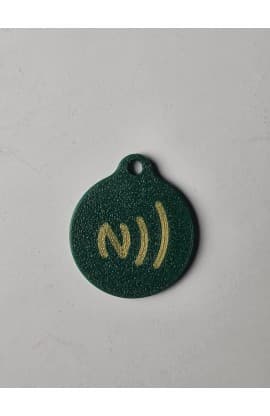 JESUS SAVES NFC TAG GREEN thumbnail 5