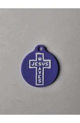 JESUS SAVES NFC TAG PURPLE thumbnail 4