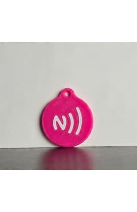JESUS SAVES NFC TAG PINK thumbnail 3
