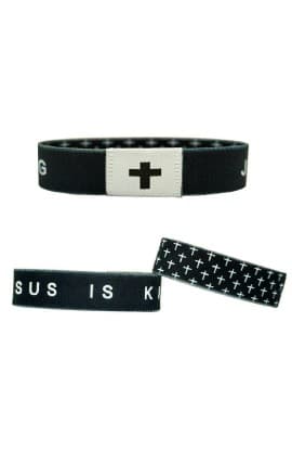 JESUS IS KING CROSS NFC BRACELET thumbnail 1