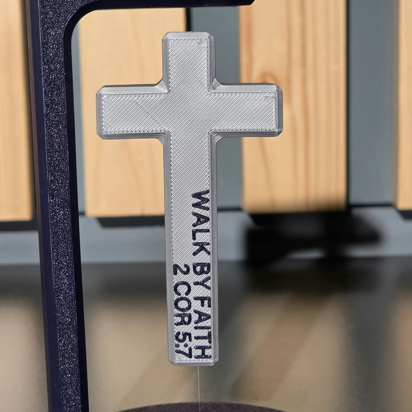 WALK BY FAITH FLOATING CROSS - 2