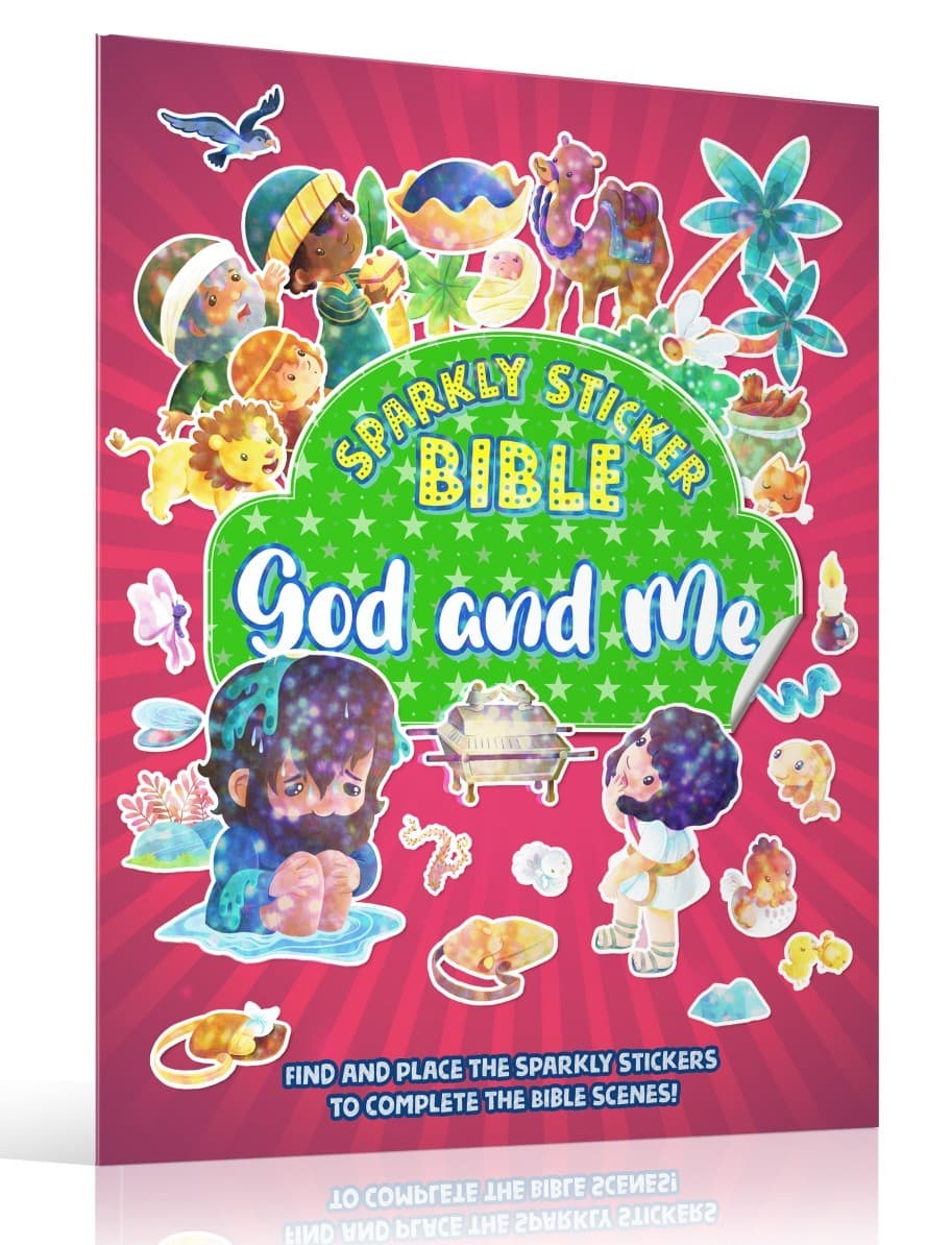 Sparkly Sticker Bible God and Me SPH English - 1