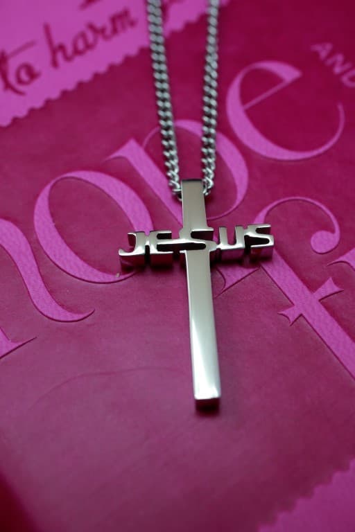 JESUS CROSS NECKLACE - 4