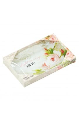 DELIGHT IN EVERY DAY TRAY GLASS TRINKET thumbnail 4