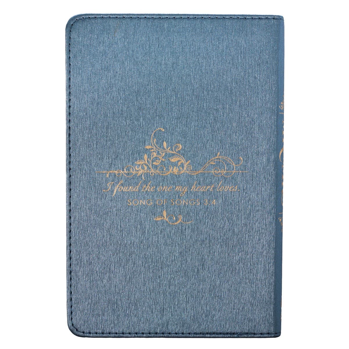 DEVOTIONAL FOR MR & MRS BLUE FAUX LEATHER - 2