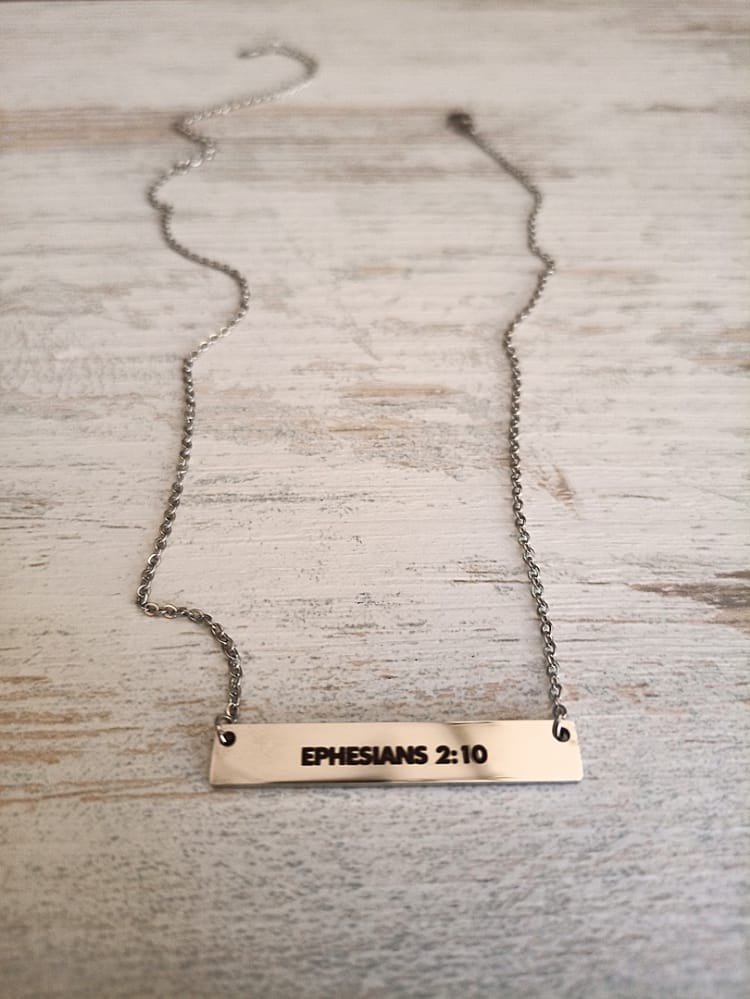 MASTERPIECE BAR NECKLACE - 5