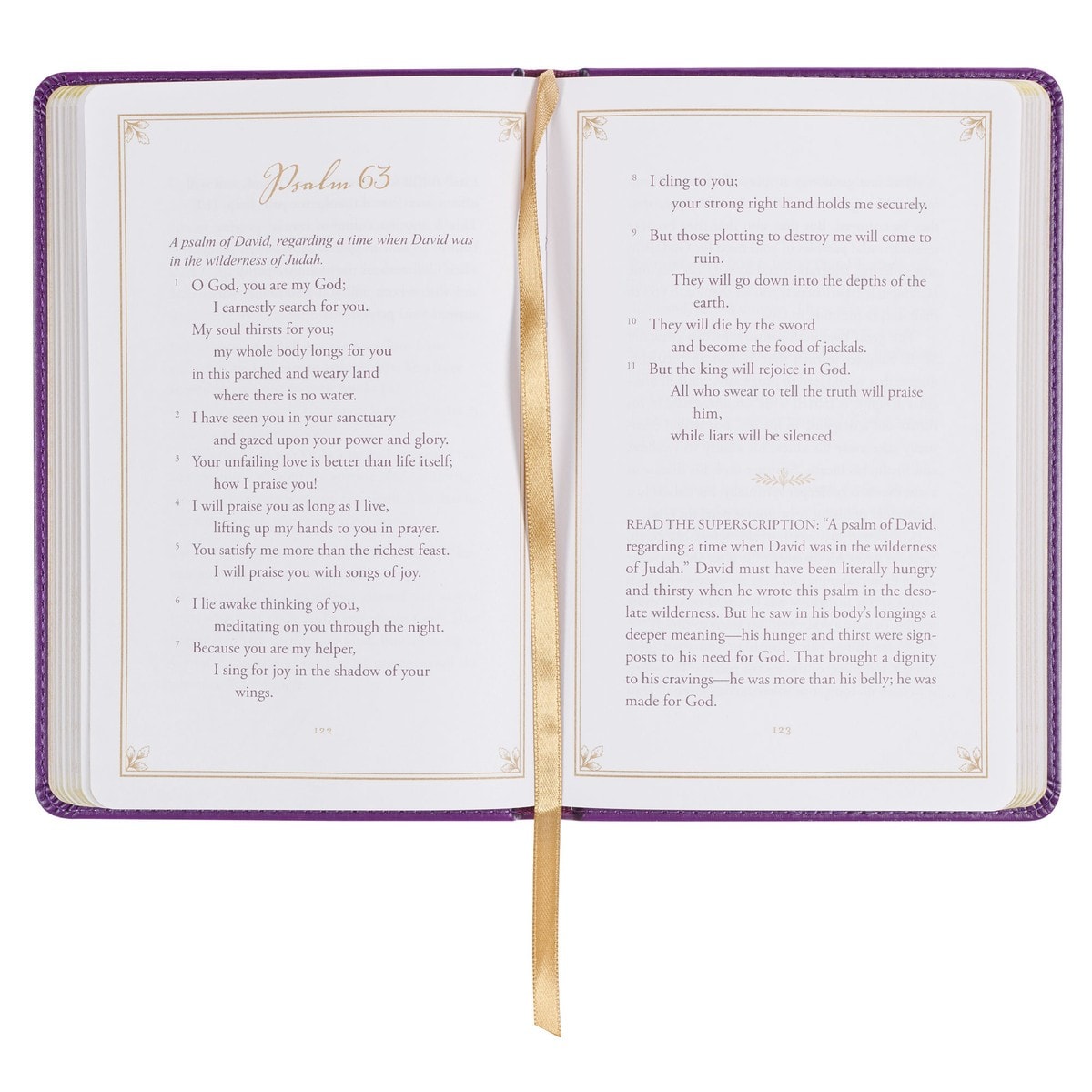 Devotional Praying the Psalms Faux Leather - 4