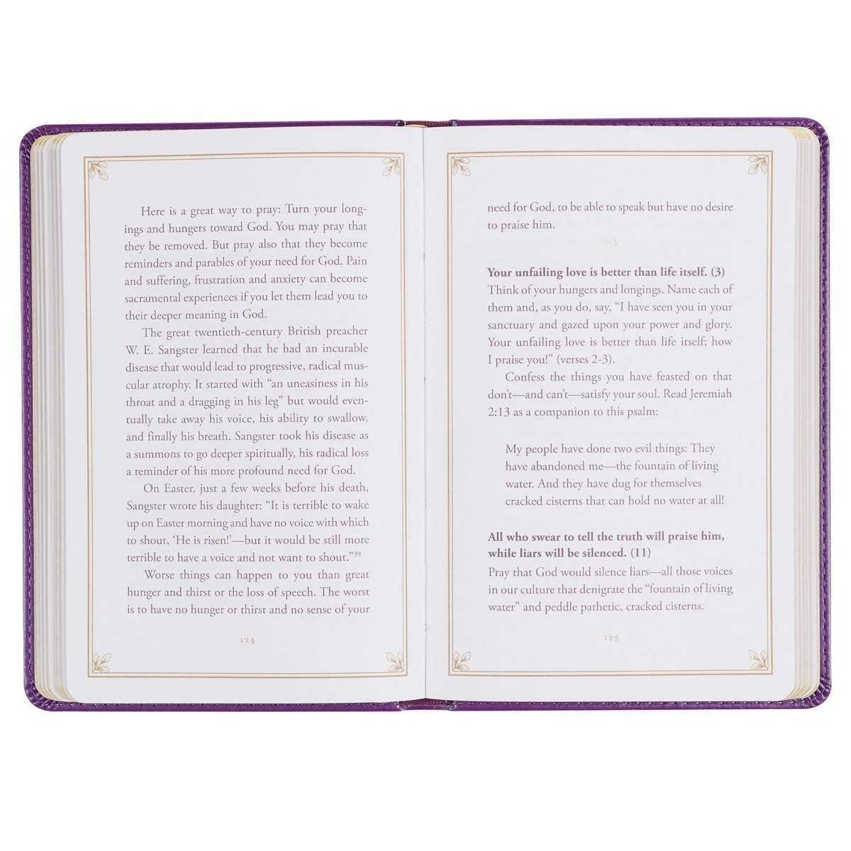 Devotional Praying the Psalms Faux Leather - 5