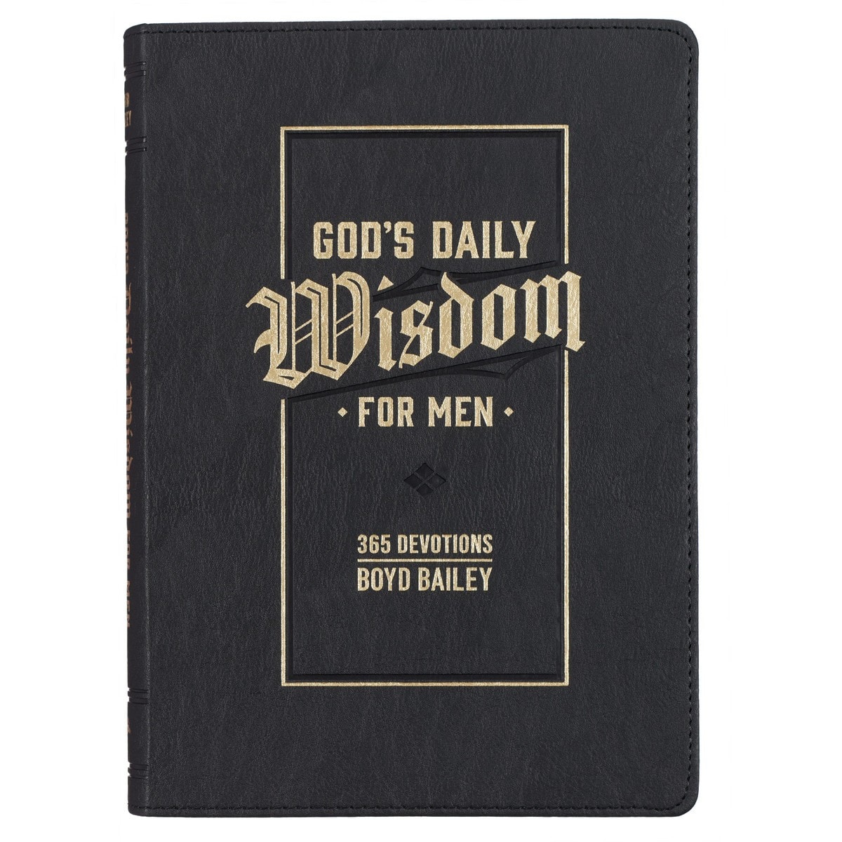 Devotional God's Daily Wisdom for Men Faux Leather - 1