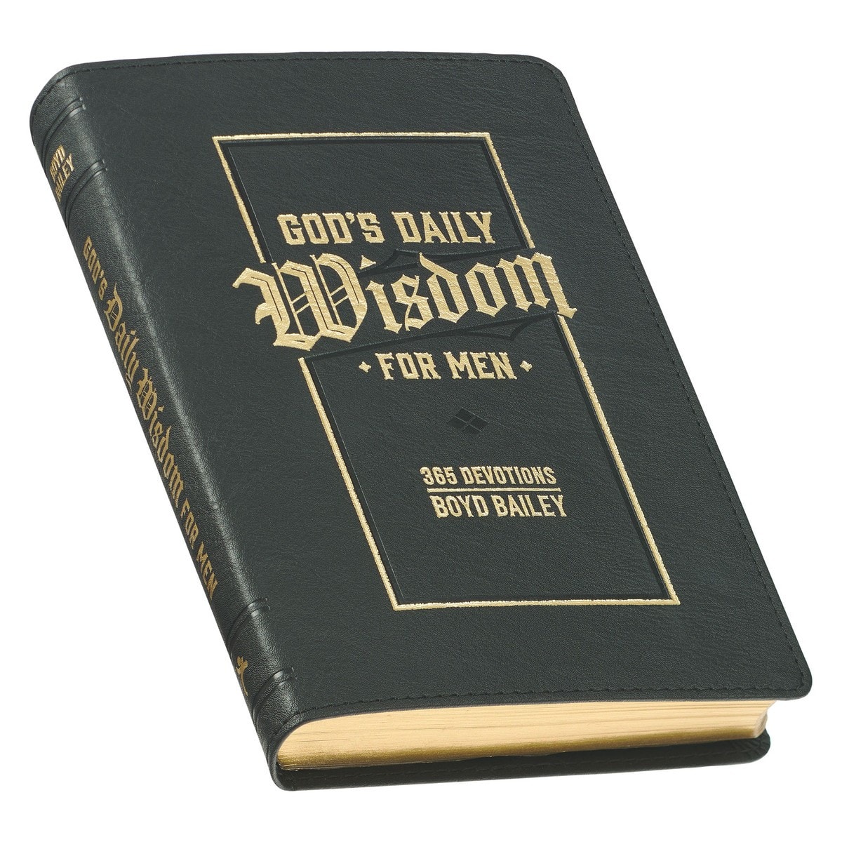 Devotional God's Daily Wisdom for Men Faux Leather - 3