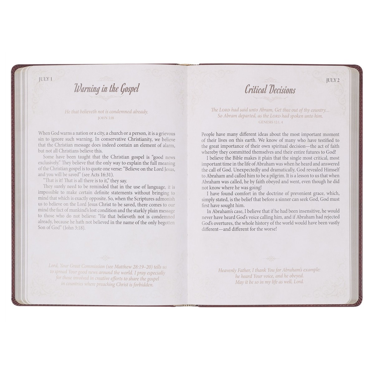 Devotional Pursuing God LP Faux leather - 5