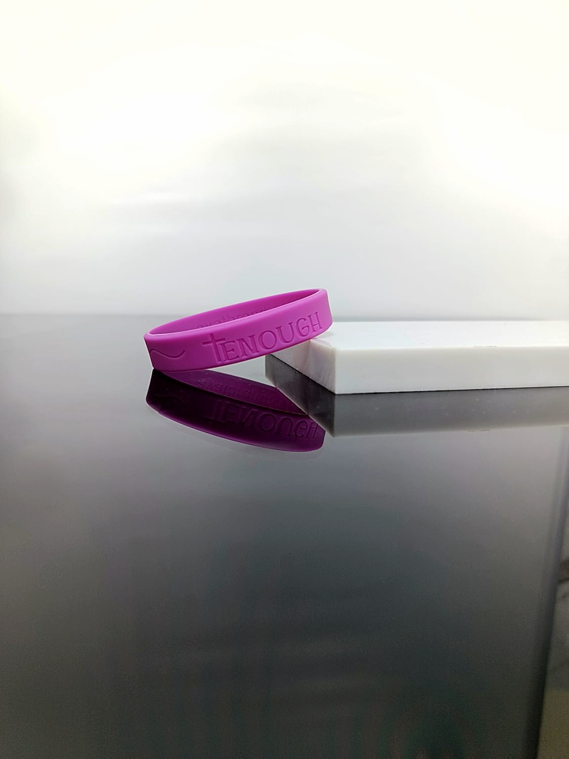 HIS GRACE IS ENOUGH SILICONE BRACELET 19CM - 4