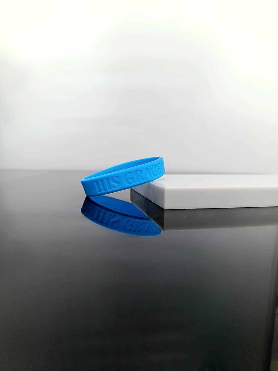 HIS GRACE IS ENOUGH SILICONE BRACELET 19CM - 5