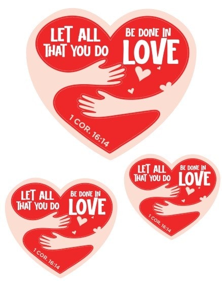 LOVE UV 3D STICKER