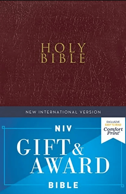 NIV GIFT & AWARD BIBLE BURGUNDY - 1