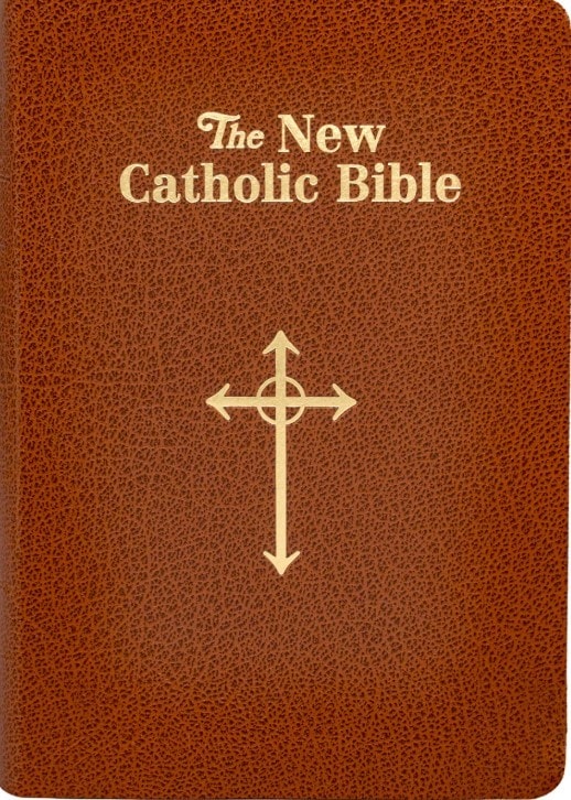 The New Catholic Bible NCB Brown Simulated Leather Tan 31.00 606/10BN - 2