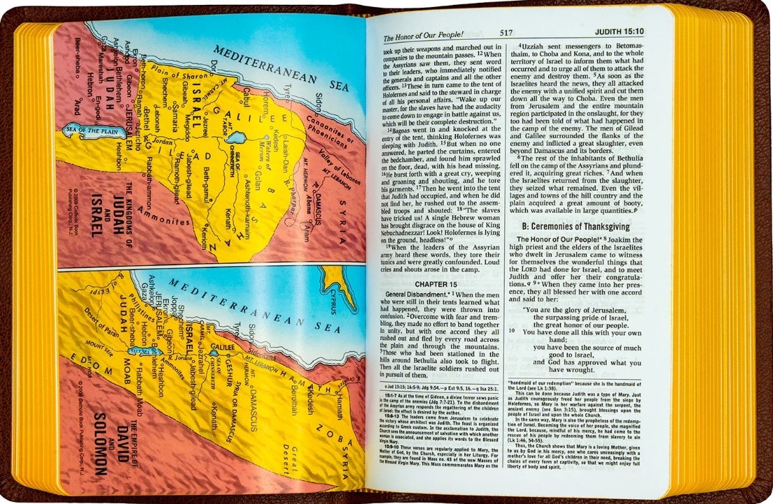 The New Catholic Bible NCB Brown Simulated Leather Tan 31.00 606/10BN - 4