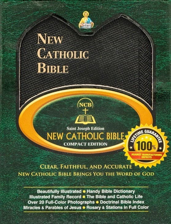 The New Catholic Bible NCB Black Dura-Lux Gold 38.00 606/19B - 1