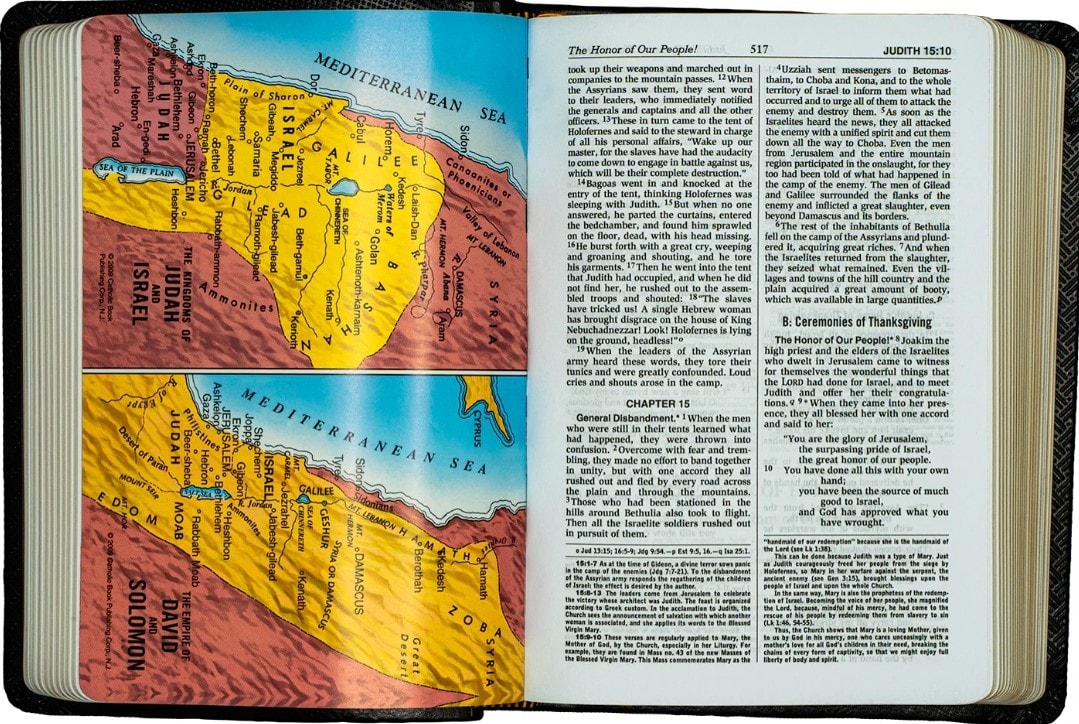 The New Catholic Bible NCB Black Dura-Lux Gold 38.00 606/19B - 3