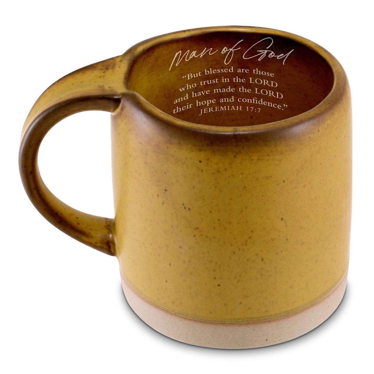 Coffee Mug Man Of God Vintage Yellow - 1