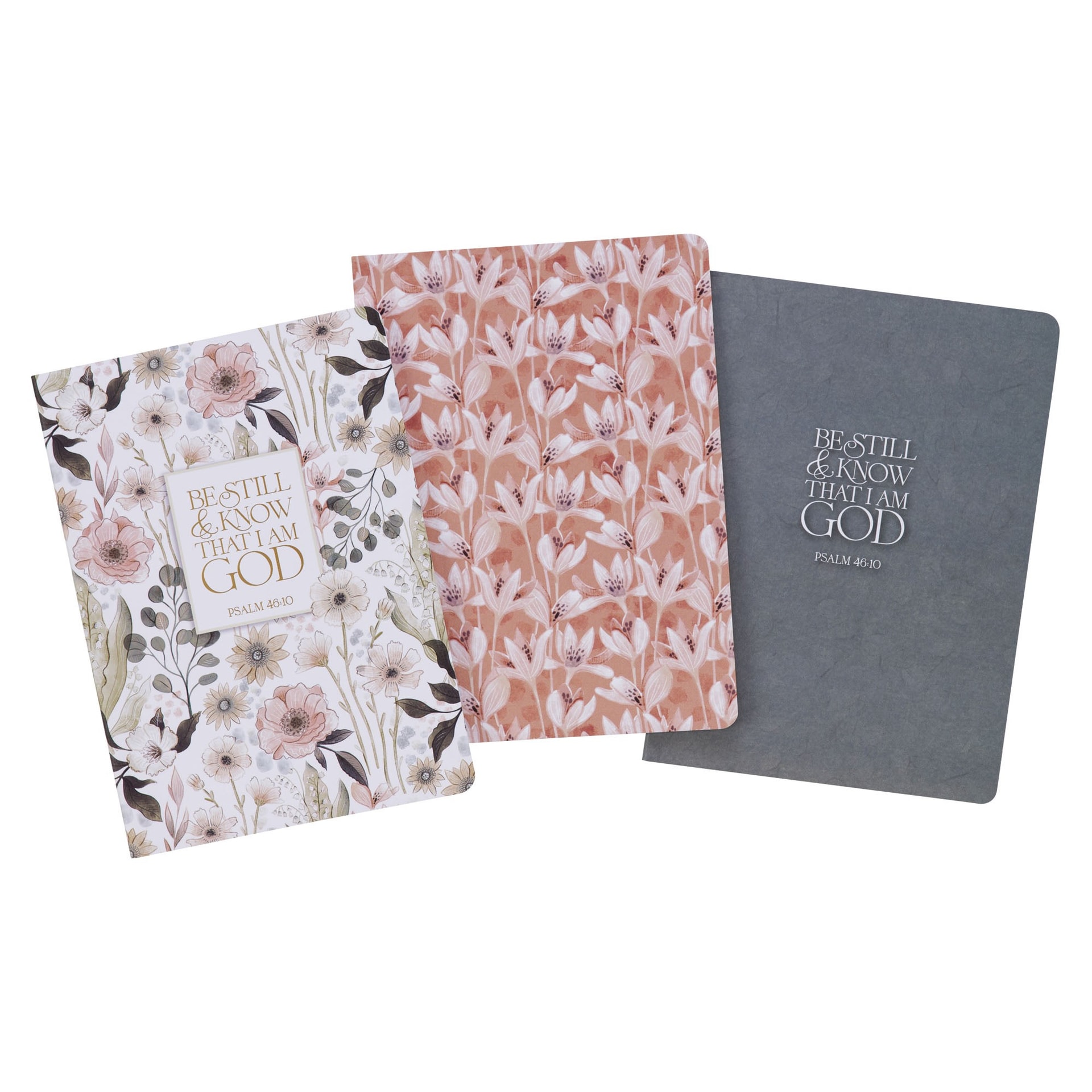 Notebook Set 3 pc Be Still Ps 46:10 - 2