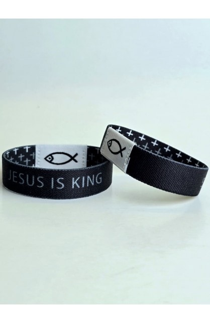 JESUS IS KING FISH NFC BRACELET