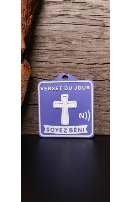 NFC TAG PURPLE FR/EN