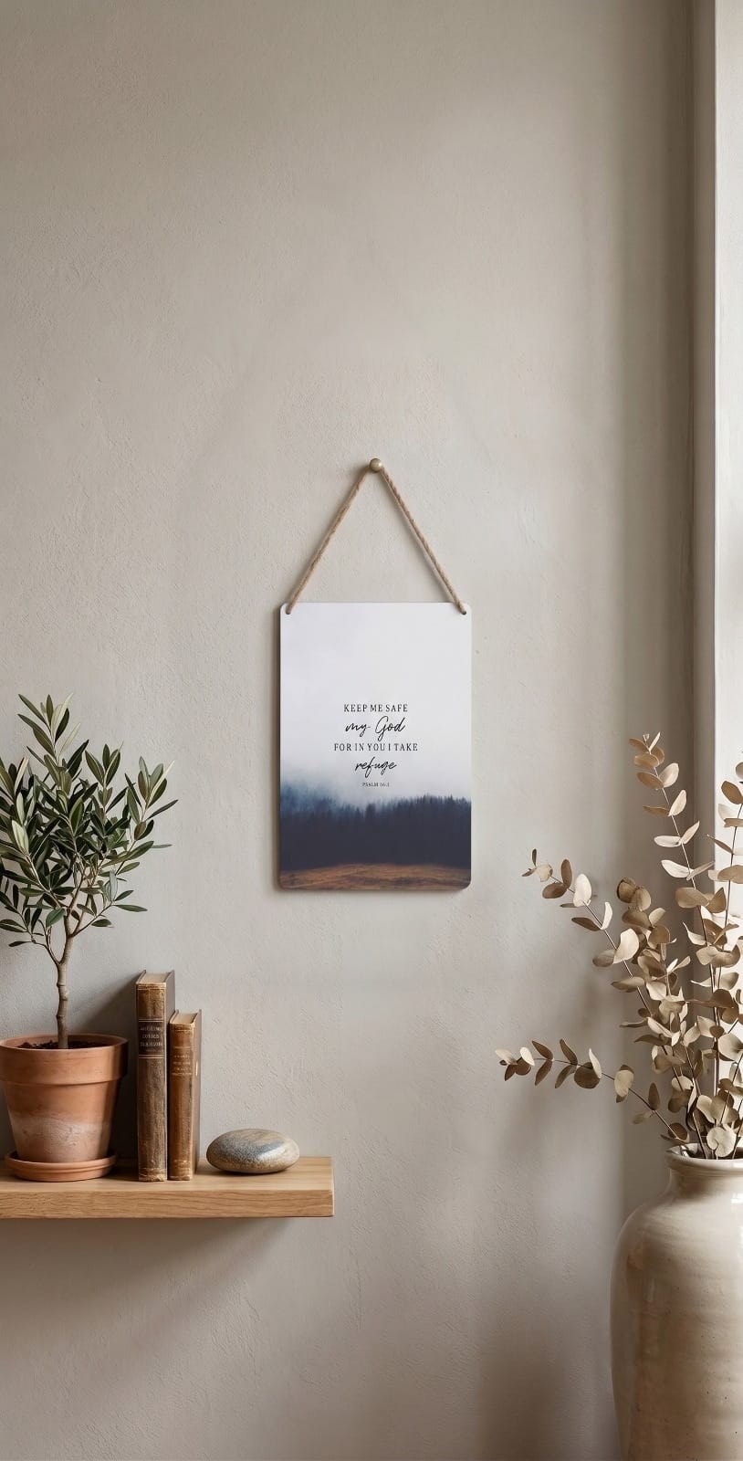 KEEP ME SAFE VINTAGE WOOD PANEL - 1