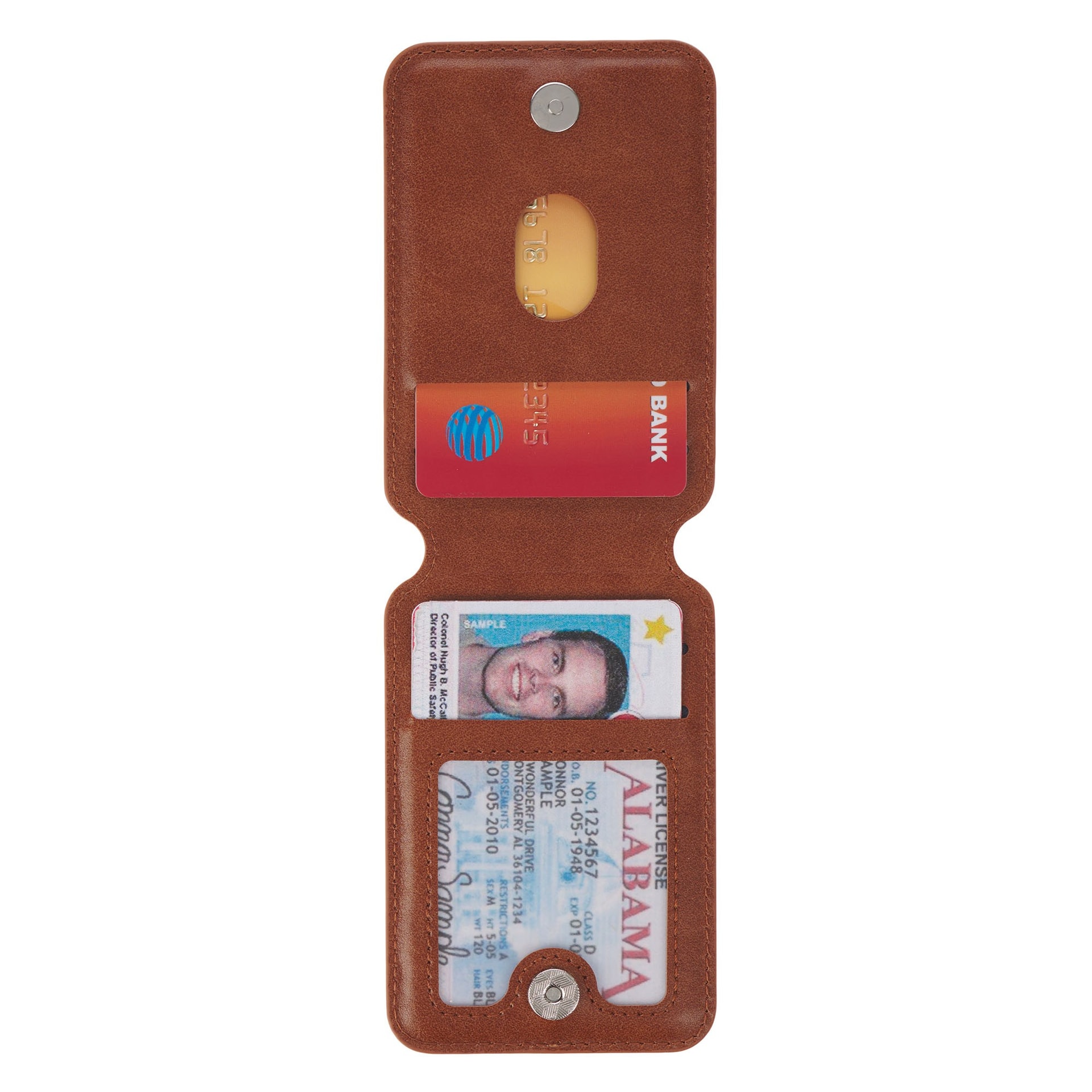 Phone Wallet Magnetic Leather Brown Stand Firm 1 Cor 16:13 - 4