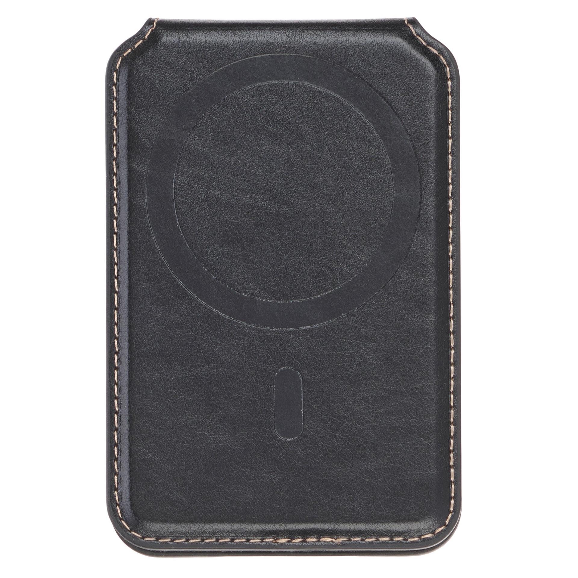 Phone Wallet Magnetic Leather Black Cross - 2