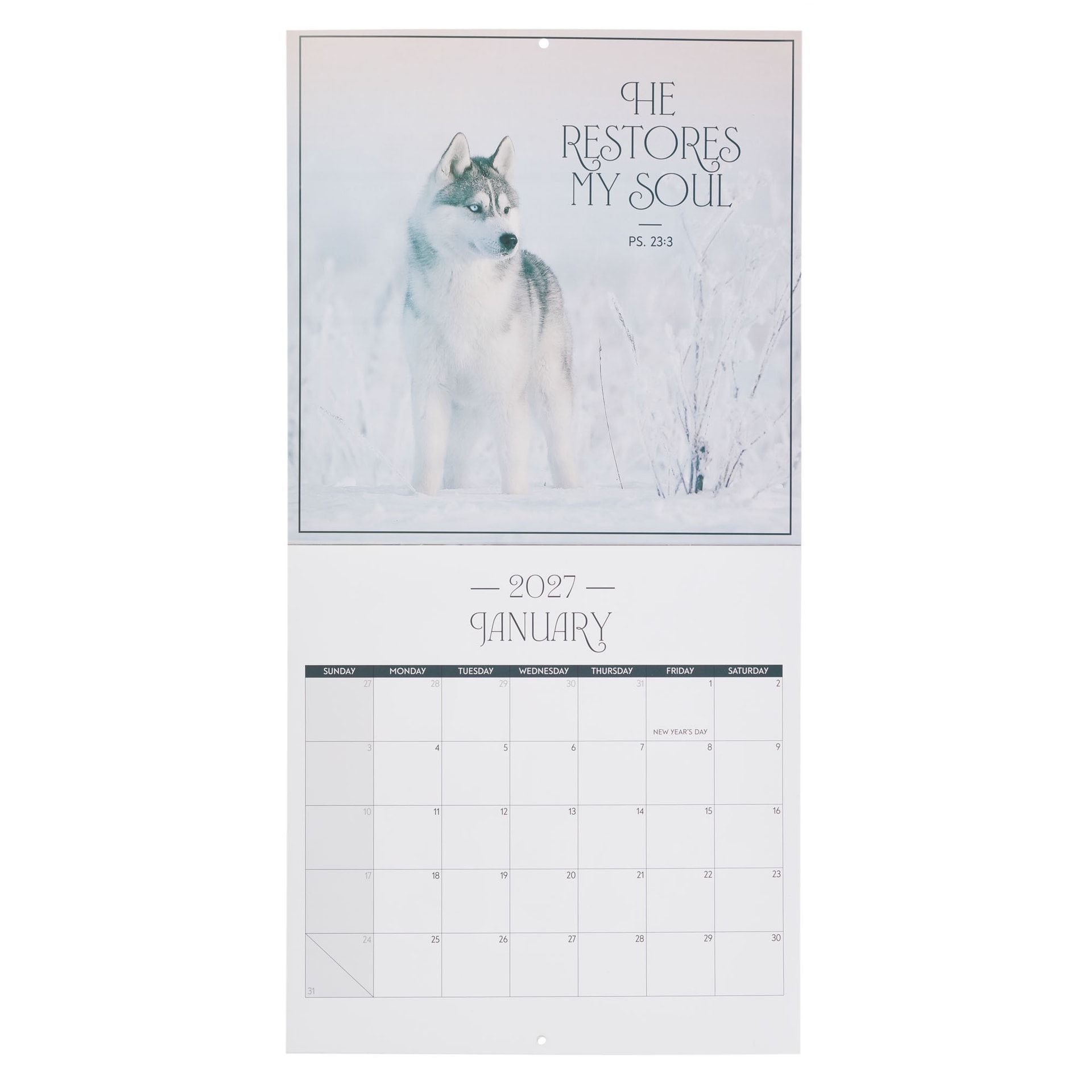 2027 Calendar LG Be Joyful Always 1 Thess 5:16 - 2