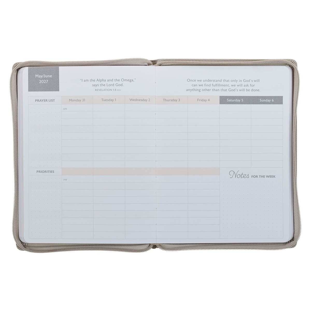 2027 18-Month Planner Amazing Grace - 5