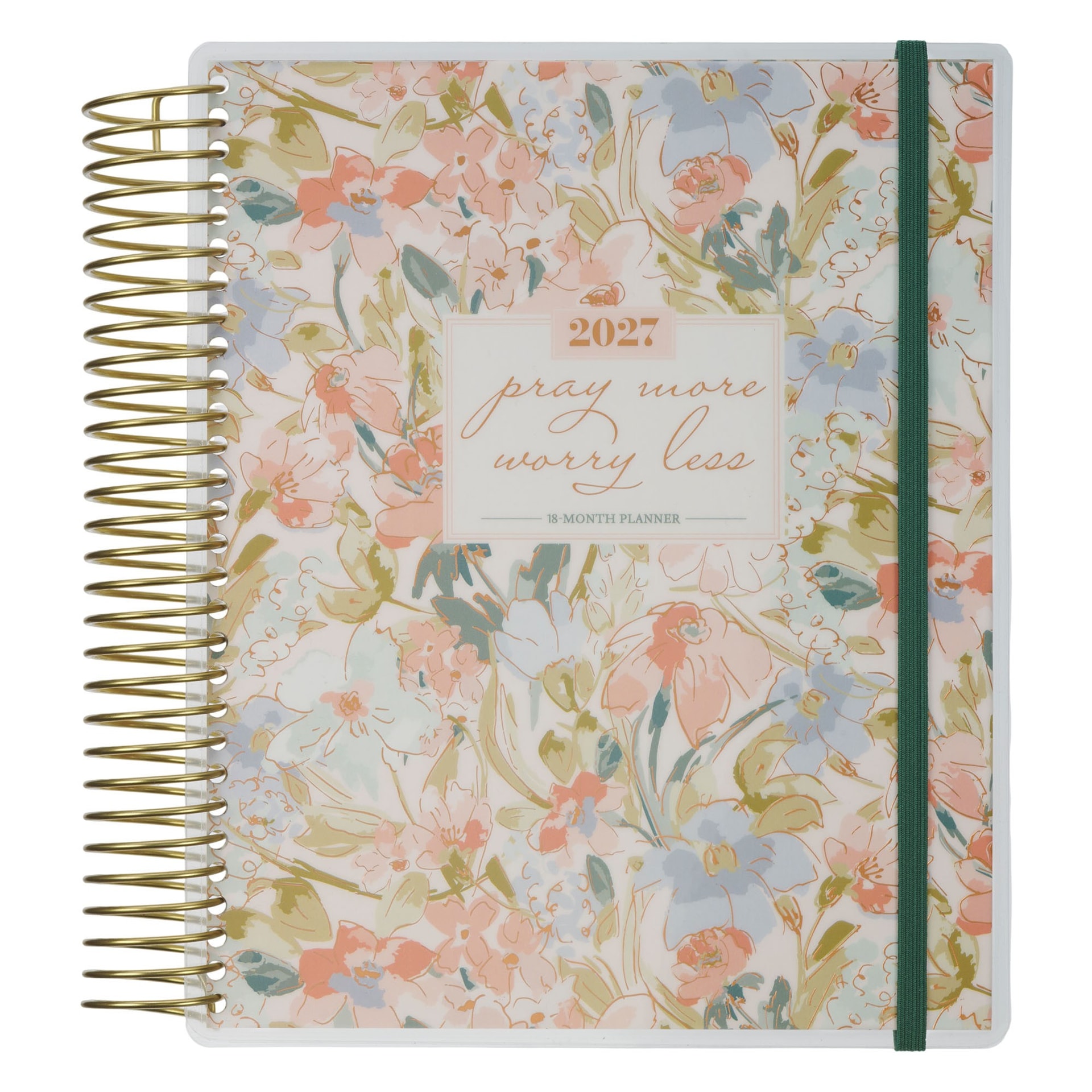 2027 Wire 18-Month Planner Pray More Worry Less - 1